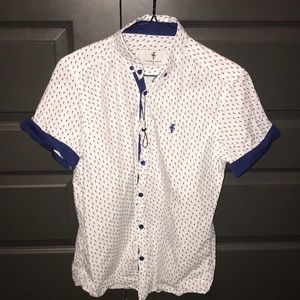 White Father & Sons button down shirt, never worn